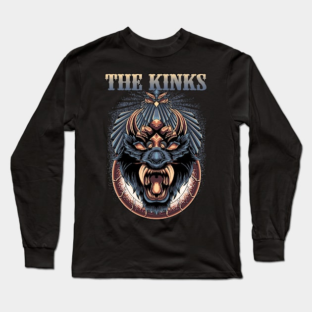 THE KINKS BAND Long Sleeve T-Shirt by Bronze Archer